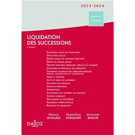 Liquidation des successions 2023/2024. 6e éd.