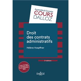 Droit des contrats administratifs