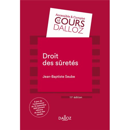 Droit des sûretés. 11e éd.