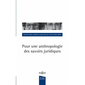 Pour une anthropologie des savoirs juridiques