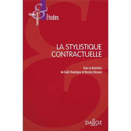 La stylistique contractuelle