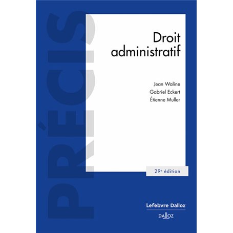 Droit administratif 29ed