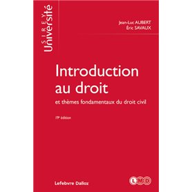 Introduction au droit et thèmes fondamentaux du droit civil 19ed