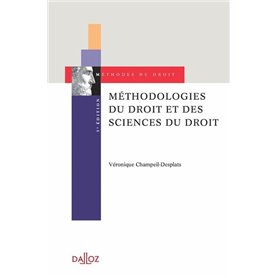 Méthodologies du droit et des sciences du droit 3ed