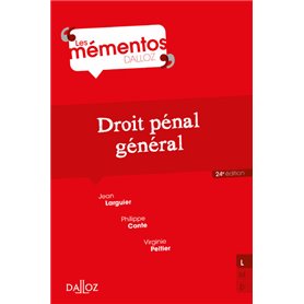 Droit pénal général. 24e éd.