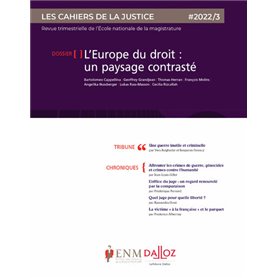 Les Cahiers de la justice 3/2022