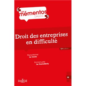 Droit des entreprises en difficulté. 10e éd.