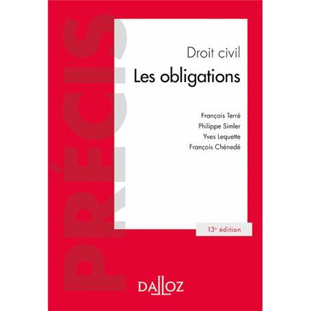 Droit civil Les obligations. 13e éd.