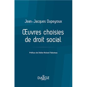 Oeuvres choisies de droit social