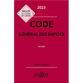 Code général des impôts 2023 32ed - Annoté