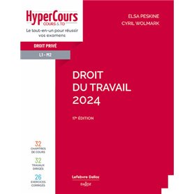 Droit du travail 2024 17ed