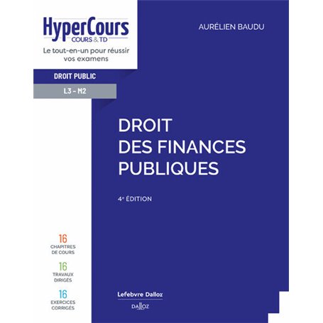 Droit des finances publiques. 4e éd.