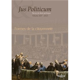 Jus Politicum - Volume 14 Formes de la citoyenneté