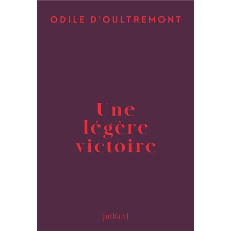 Une légère victoire