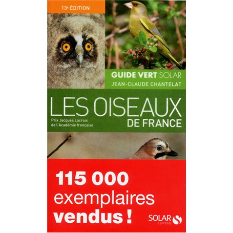Guide vert des oiseaux de France NE