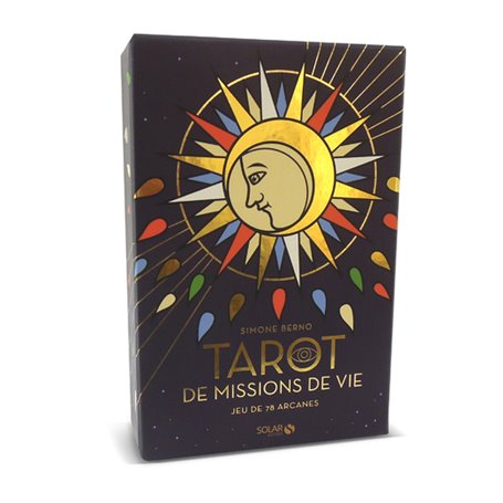 Coffret Tarot de missions de vie - Jeu de 78 arcanes