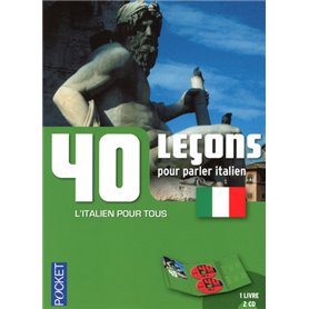 Coffret 40 leçons pour parler italien (livre + 2CD)