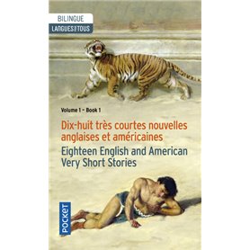 18 English and American Very Short Stories - 18 très courtes nouvelles anglaises et américaines