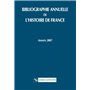 Bibliographie annuelle de l'histoire de France 2007