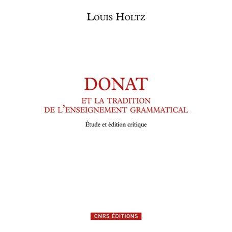 Donat et la tradition de l'enseignement grammatical