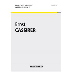 Revue Germanique Internationale 15 - Ernst Cassirer