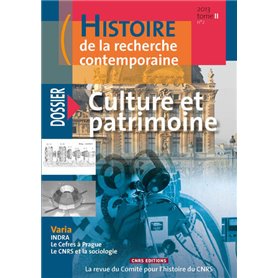 Histoire de la recherche contemporaine T2 n°2