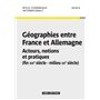 Revue Germanique Internationale 20 - Géographies entre France et Allemagne