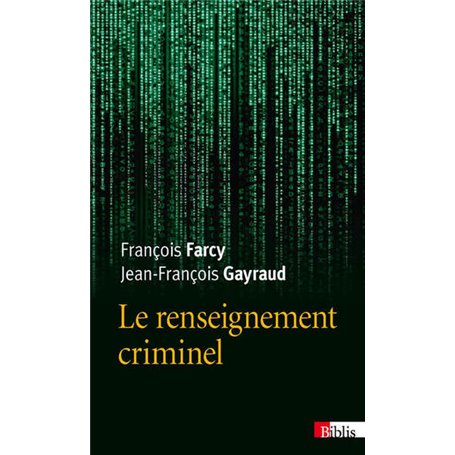 Le Renseignement criminel