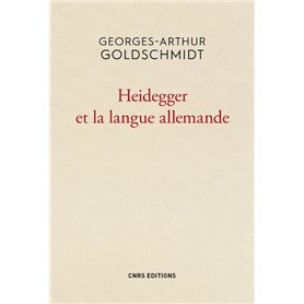 Heidegger et la langue allemande