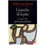 L'anarchie de la paix - Levinas et la philosophie politique