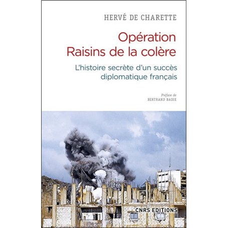 Opération Raisins de la colère. L'histoire secrète d'un succès diplomatique français