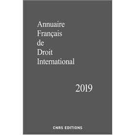 Annuaire Français de Droit International 2019