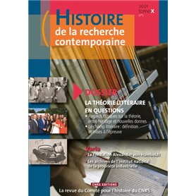 Histoire de la recherche contemporaine - Tome X - N° 01