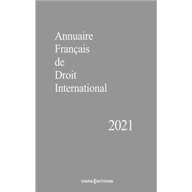 Annuaire Français de Droit International 2021