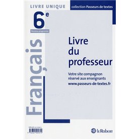 Français 6ème Professeur - Passeurs de textes (Cycle 3) -2016