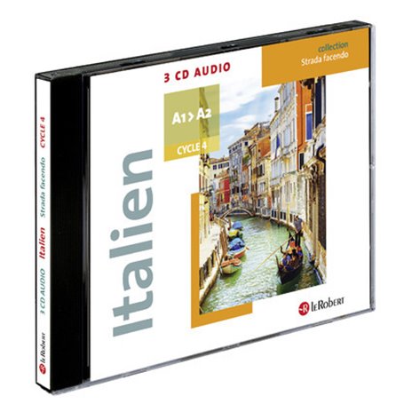 Coffret 3 CD audio Italien Collège Strada facendo