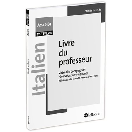 Strada facendo 1re/Term - Livre du profeseur