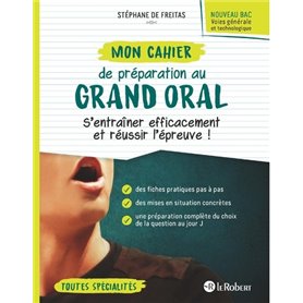 Mon cahier de préparation au grand oral