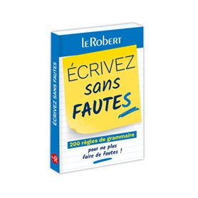 Ecrivez sans fautes