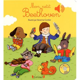 Mon petit Beethoven - Livre sonore avec 6 puces - Dès 1 an