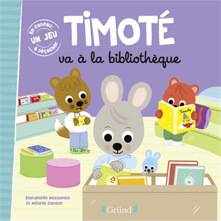 Timoté va à la bibliothèque