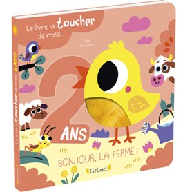 Le livre à toucher de mes 2 ans - Livre d'éveil avec 6 matières - À partir de 2 ans