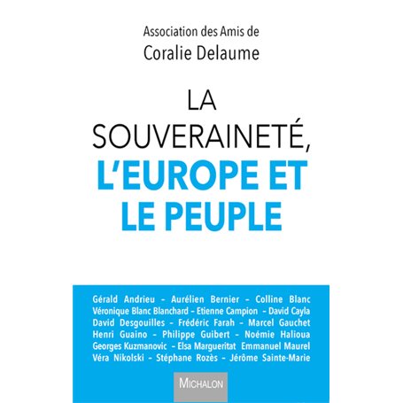 La souveraineté, l'Europe et le peuple