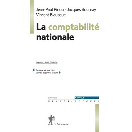 La comptabilité nationale -18ème édition-