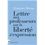 Lettre aux professeurs sur la liberté d'expression