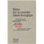 Mémo sur la nouvelle classe écologique - Comment faire émerger une classe écologique consciente et f