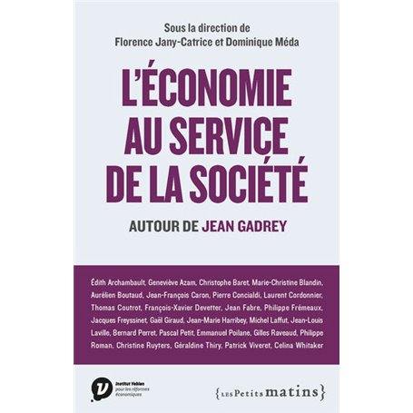 L'économie au service de la société - Autour de Jean Gadrey