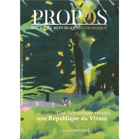 PROPOS - Pour une République écologique - N° 1