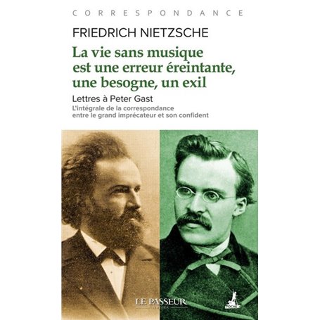 La vie sans musique est une erreur, une besogne éreintante, un exil - Lettres à Peter Gast