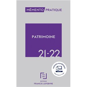 Mémento Patrimoine 2021 2022